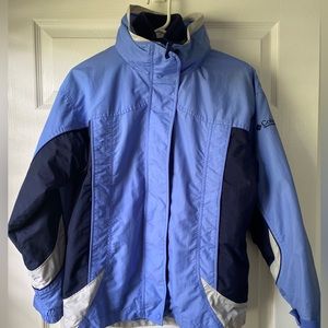 Columbia 3-in-1 color block ski/snowboard winter jacket copy
